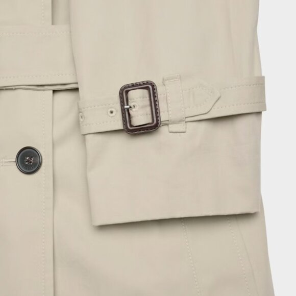 NWT Aritzia New The Finch Trench Coat Marcona Beige L - Picture 13 of 14